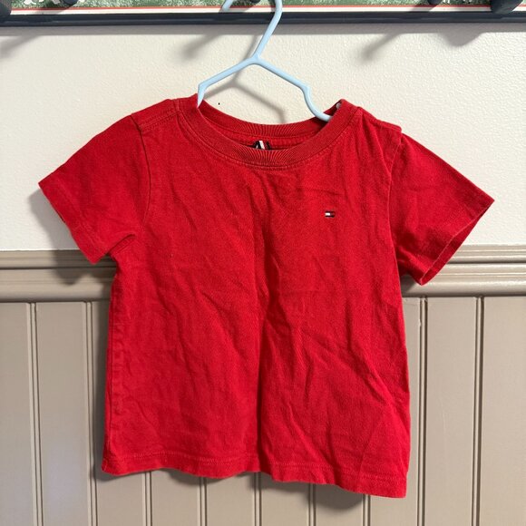 Tommy Hilfiger Short-Sleeve | 18M | Red Tee - Picture 1 of 2